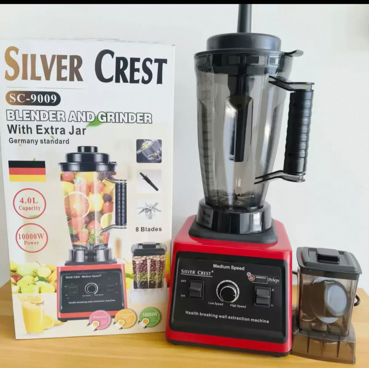 SILVER CREST Blender 10000W 4L wall breaking machine sand ice machine household